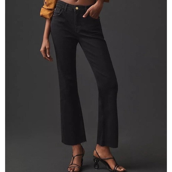 Pilcro and The Letterpress High Rise Bootcut jeans Womens Size 32x32 Black - Picture 1 of 10